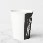 NOVA Halloween Skelet Hart Handen Baby shower Papieren Bekers (Rechts)