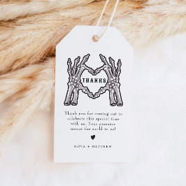NOVA Halloween Skelet Hart Handen Dank Je Cadeaulabel