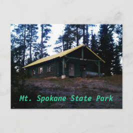 Nova Hut Mt. Spokane State Park Briefkaart