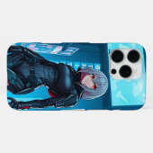 Nova Kuro Cyber Anime iPhone 16 Pro Max hoesje (Achterkant horizontaal)