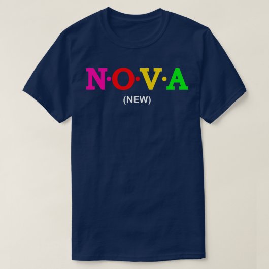 Nova Nieuw T-shirt (Design voorkant)