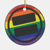 NOVA Pride Circle Ornament (Voorkant)