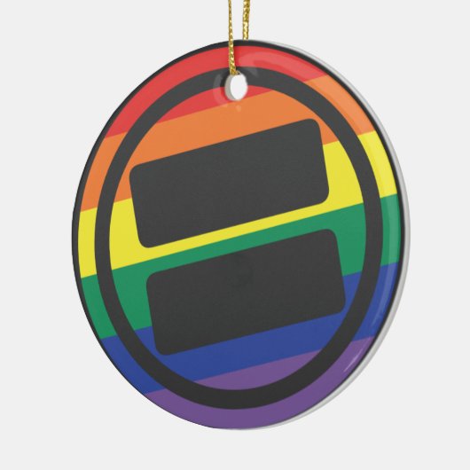 NOVA Pride Circle Ornament (Links)