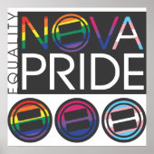 NOVA Pride Combo Logo Poster (Voorkant)