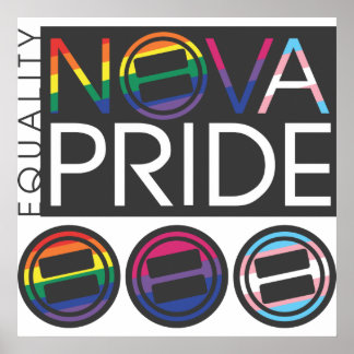 NOVA Pride Combo Logo Poster