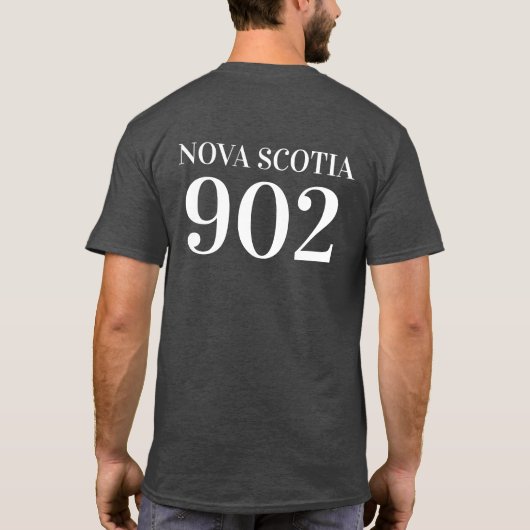 Nova Scotia 902 Lighthouse route Peggy's cove T-shirt (Achterkant)