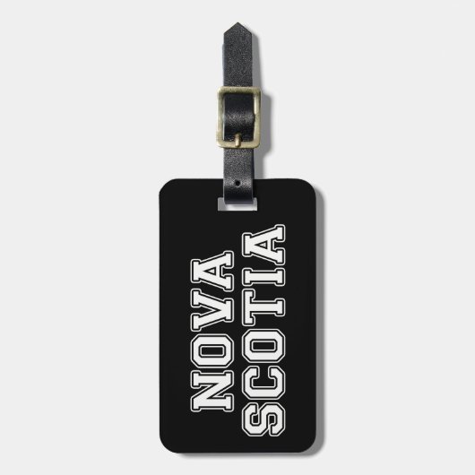 Nova Scotia Bagagelabel (Voorkant verticaal)