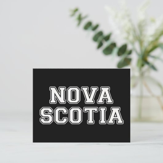 Nova Scotia Briefkaart (Staand voorkant)