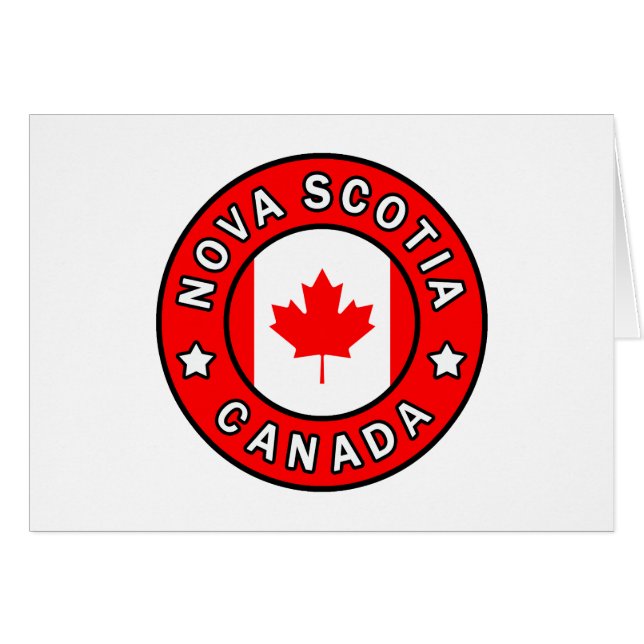 Nova Scotia Canada (Voorkant Horizontaal)