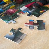 Nova Scotia, Canada. Boei winkel in  Blue Rocks in Legpuzzel (Zijkant)