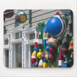 Nova Scotia, Canada. Boei winkel in Blue Rocks in Muismat