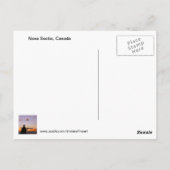 Nova Scotia, Canada Briefkaart (Achterkant)
