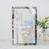 Nova Scotia, Canada. Buoy shop in Blue Rocks in Briefpapier (Staand voorkant)