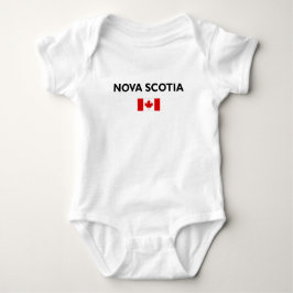Nova Scotia Canada Canadese vlag Lichtkleur Romper