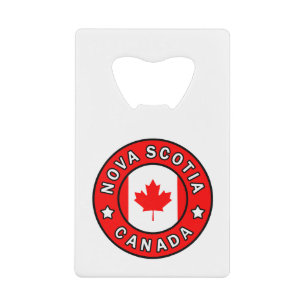 Nova Scotia Canada Creditkaart Flessenopener