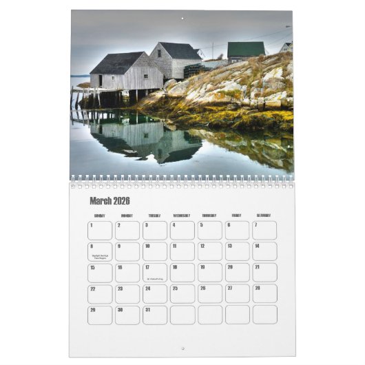 Nova Scotia-Canada Kalender (Mar 2026)