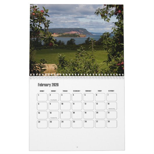 Nova Scotia-Canada Kalender (Feb 2026)