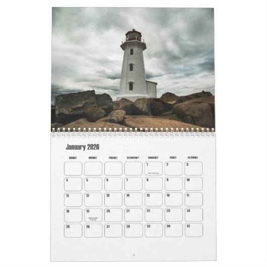 Nova Scotia-Canada Kalender (Jan 2026)