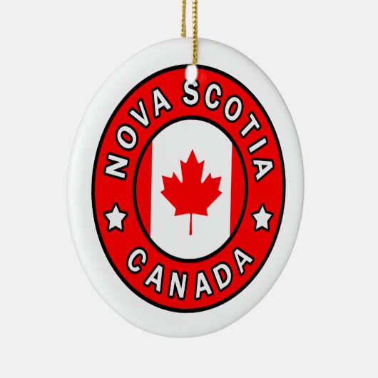 Nova Scotia Canada Keramisch Ornament (Rechts)