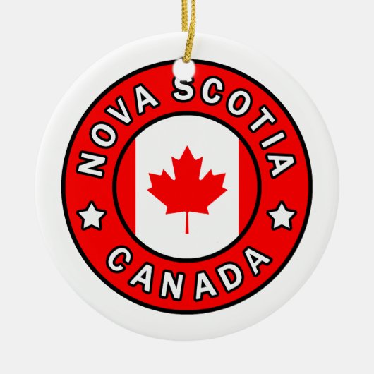 Nova Scotia Canada Keramisch Ornament (Voorkant)