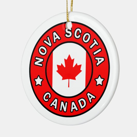 Nova Scotia Canada Keramisch Ornament (Links)