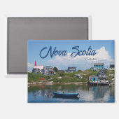 Nova Scotia Canada magneet souvenir (Voorkant / Achterkant)