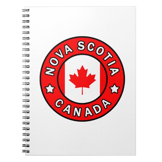 Nova Scotia Canada Notitieboek (Voorkant)