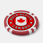 Nova Scotia Canada Pokerchips (Enkel)