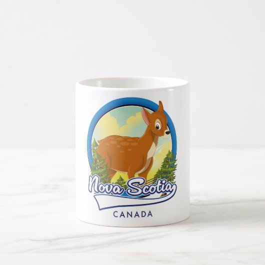 Nova Scotia Canada reislogo Koffiemok (Center)
