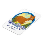 Nova Scotia Canada reislogo Magneet (Linkerzijde)