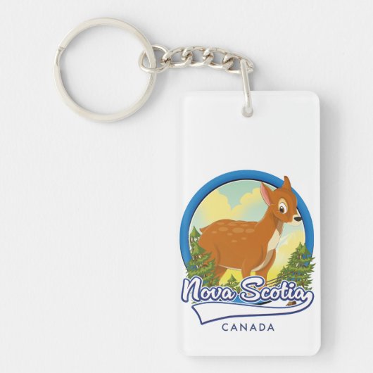 Nova Scotia Canada reislogo Sleutelhanger (Voorkant)