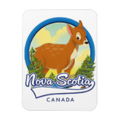 Nova Scotia Canada reizen logo Magneet (Verticaal)
