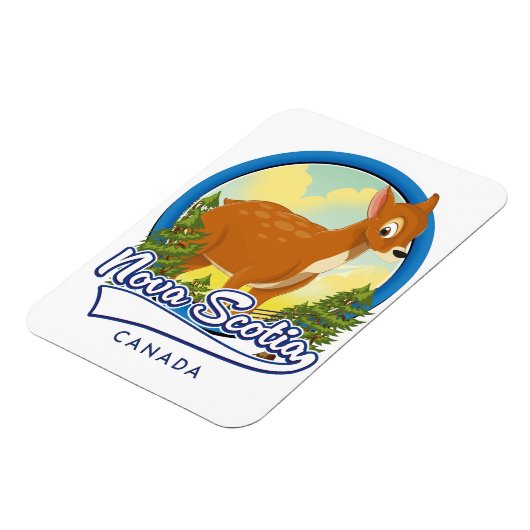 Nova Scotia Canada reizen logo Magneet (Linkerzijde)