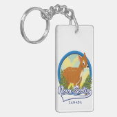 Nova Scotia Canada reizen logo Sleutelhanger (Voorkant Links)