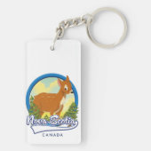 Nova Scotia Canada reizen logo Sleutelhanger (achterkant)
