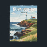 Nova Scotia Canada Travel Art Vintage Fleece Deken<br><div class="desc">Nova Scotia retro vector reisontwerp. Nova Scotia is bijna volledig omgeven door water en is de thuisbasis van meer dan 13.000 km kustlijn,  duizenden meren,  weelderige valleien,  vier UNESCO Werelderfgoedlocaties,  's werelds hoogste getijden en walvissen!</div>