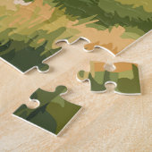 Nova Scotia Canada Travel Art Vintage Legpuzzel (Zijkant)