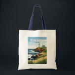 Nova Scotia Canada Travel Art Vintage Tote Bag<br><div class="desc">Nova Scotia retro vector reisontwerp. Nova Scotia is bijna volledig omgeven door water en is de thuisbasis van meer dan 13.000 km kustlijn,  duizenden meren,  weelderige valleien,  vier UNESCO Werelderfgoedlocaties,  's werelds hoogste getijden en walvissen!</div>