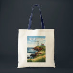 Nova Scotia Canada Travel Art Vintage Tote Bag<br><div class="desc">Nova Scotia retro vector reisontwerp. Nova Scotia is bijna volledig omgeven door water en is de thuisbasis van meer dan 13.000 km kustlijn,  duizenden meren,  weelderige valleien,  vier UNESCO Werelderfgoedlocaties,  's werelds hoogste getijden en walvissen!</div>