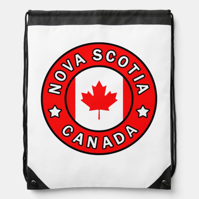 Nova Scotia Canada Trekkoord Rugzakje (Voorkant)