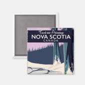 Nova Scotia, Canada vakantiereisposter. Magneet (Voorkant / Achterkant)