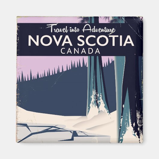 Nova Scotia, Canada vakantiereisposter. Magneet (Voorkant)