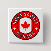 Nova Scotia Canada Vierkante Button 5,1 Cm (Voorkant)