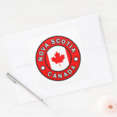 Nova Scotia Canada Vierkante Sticker (Envelop)