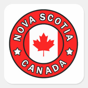 Nova Scotia Canada Vierkante Sticker
