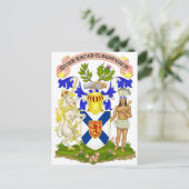 Nova Scotia (Canada) Wapenvangers Briefkaart (Staand voorkant)