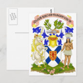 Nova Scotia (Canada) Wapenvangers Briefkaart (Voorkant / Achterkant)