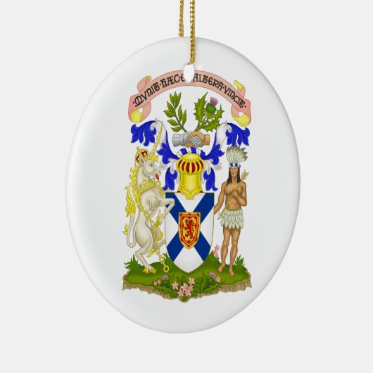 Nova Scotia (Canada) Wapenvangers Keramisch Ornament (Rechts)