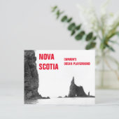Nova Scotia Canada's Ocean Playground  Post Briefkaart (Staand voorkant)