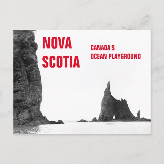 Nova Scotia Canada's Ocean Playground  Post Briefkaart (Voorkant)